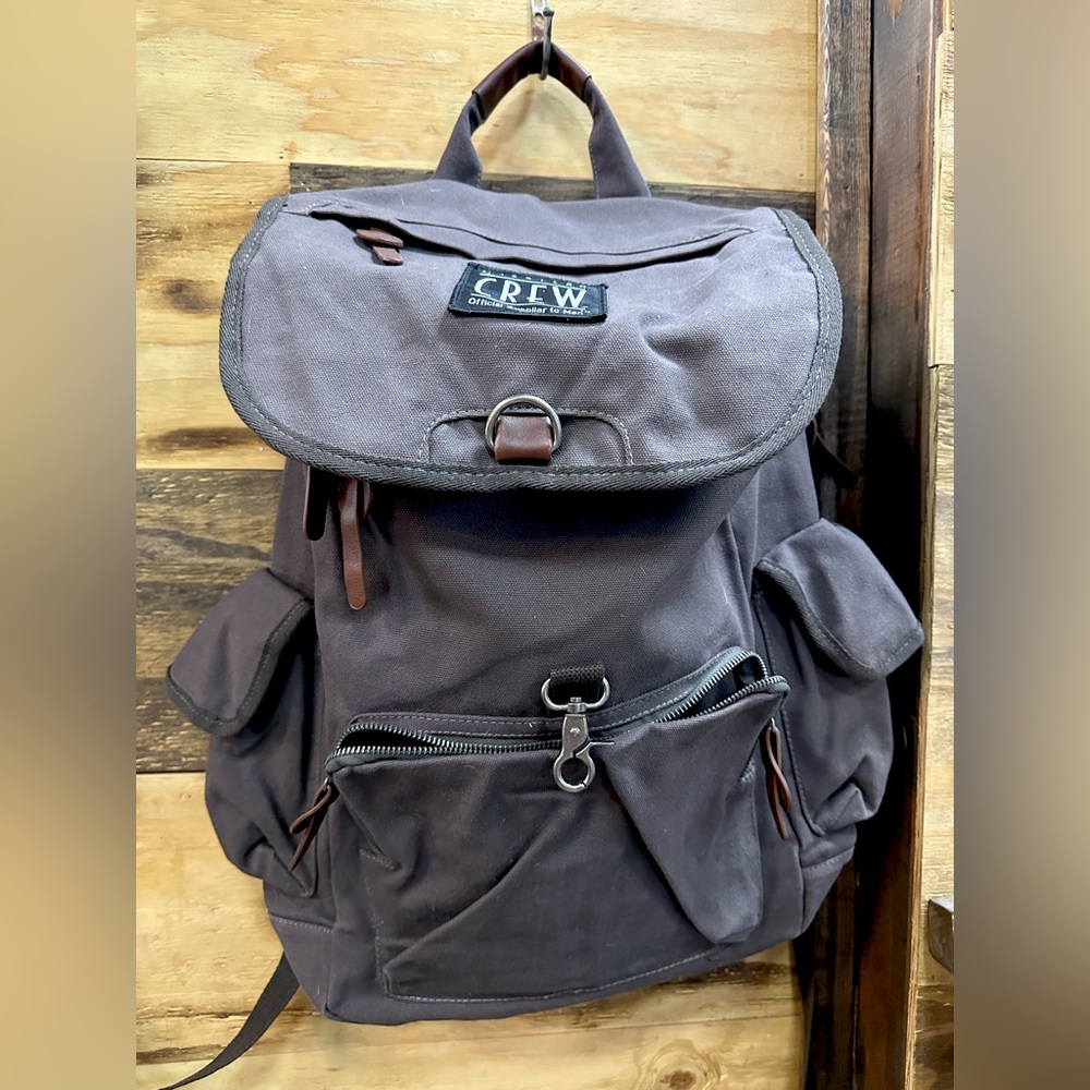 American Crew Canvas Leather backpack